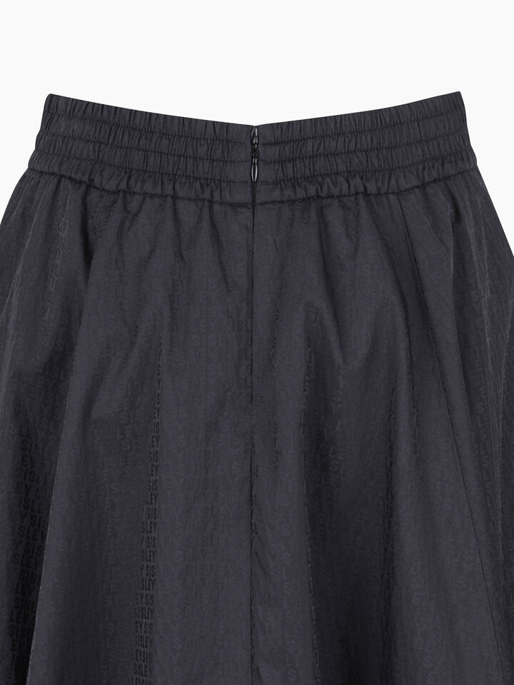 Black skirt with jacquard motif - sisley k longuette skirts - Black | Sisley K image number 4